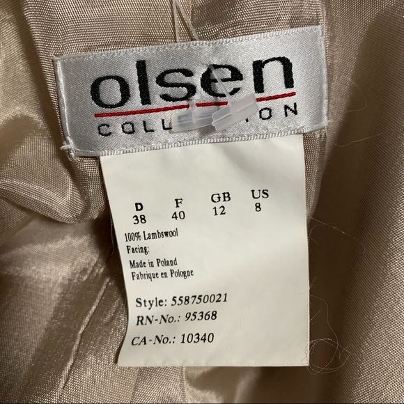 Olsen Collection Camel Double Breasted Duster - Picture 10 of 15